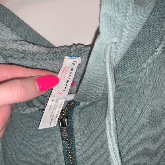 Free people movement 3/4 zip hoodie - Picture 3 of 5